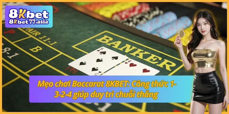 Mẹo chơi Baccarat 8KBET: Bí quyết giữ vững phong độ khi chơi baccarat